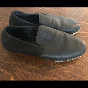 Eileen Fisher Black Leather Shoes, Size 7.5